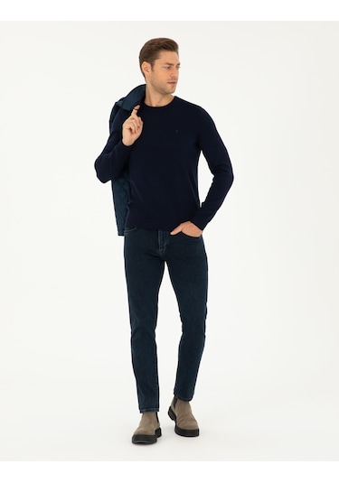 Pierre Cardin Erkek Lacivert Kazak /triko 50296575-vr033 Lacivert