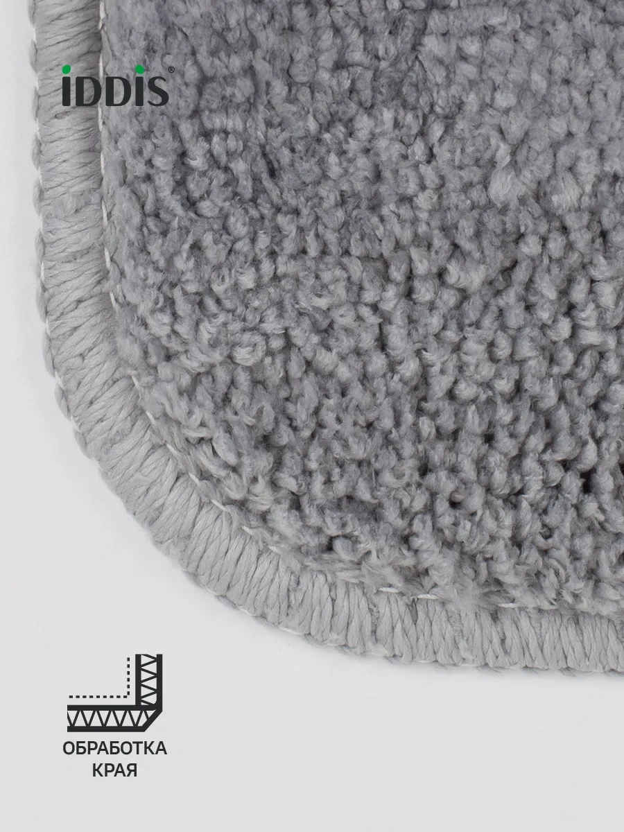 Iddıs Banyo Ve Tuvalet Paspas Seti 65x45, 45x45 Gri 330937461 Gri