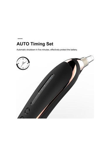 Hangfox Yüz Temizleme Aleti: Abs Malzeme Akne Karaburun Çıkarıcı, 500mah Pil, 3 Seviye Emme Gücü, 4 Farklı Uç, Gümüş Beyaz