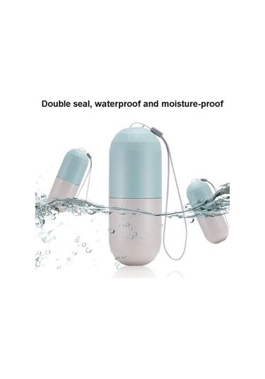 Tongxida Buğday Samanı Hap Saklama Kutusu Mühürlü 7 Günlük Hap Kutusu Yd073 Diğer