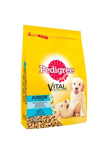 Pedigree Tavuklu ve Pirinçli Yavru Köpek Maması 3 KG