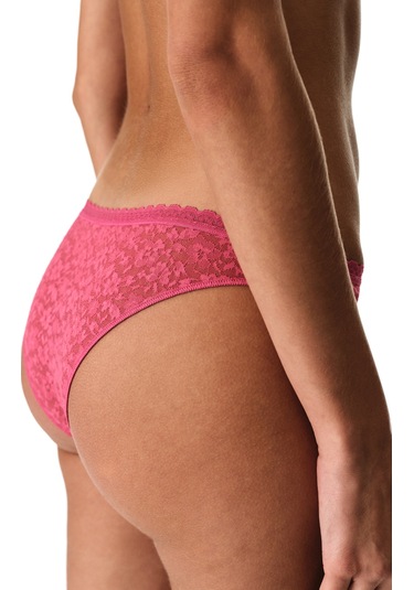Penti Fuşya Easy Lace Dantel V Model Brazilian Külot Carmıne