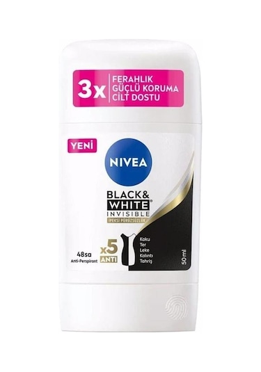Nivea Women Black&White İnvisible Stick Deodorant 50 ml