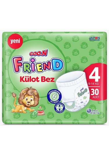 Goo N Goon Friend Külot Bez 4 Beden 30 X 4 Adet