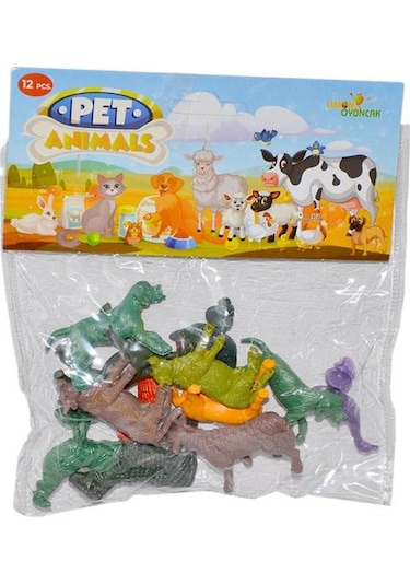 LMN158 12 Parça Evcil Hayvan Seti -Limon