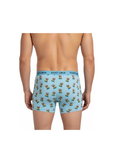 Gost Liria Cute Dog Desenli Erkek Boxer Mavi