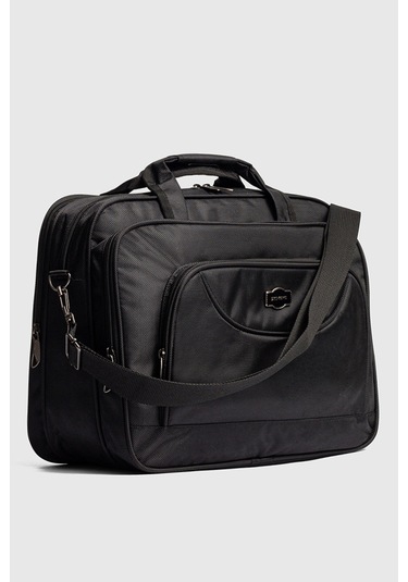 15.6" İnç Evrak Bilgisayar Notebook Laptop Çantası Se01 Siyah Siyah