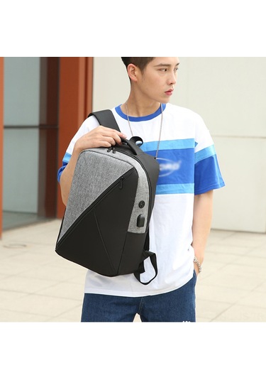 Jeemson Üçlü Set İş Seyahat Sırt Çantası, Usb Şarjlı Oxford Kumaş, Çok Bölmeli Büyük Kapasite, İş/okul/seyahat İçin Mavi MAvi