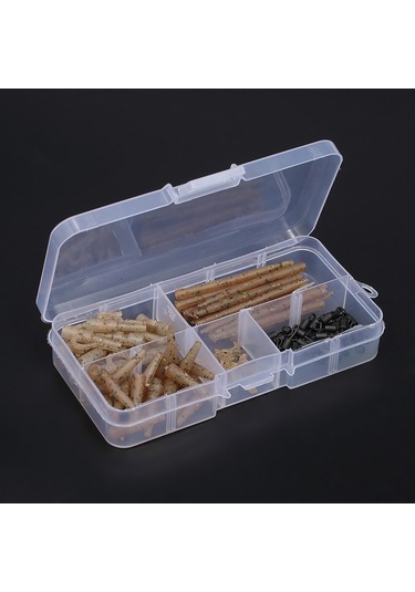 Neevoyu Carp Balıkçılığı Erişim Seti 100 Adet - Yeşil Kamuflaj: Kurşun Klips, Tırnaklı Debriyaj, Döner Pivota Ve Lastik Uçlar