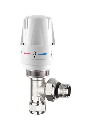 Fause Termostatik Radyatör Vanası Köşe Tip Pex 16 2mm Kvn112