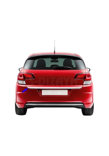 S-Dizayn Citroen C4 Hb Krom Bagaj Alt Çıtası 2010-2020 N11.3304