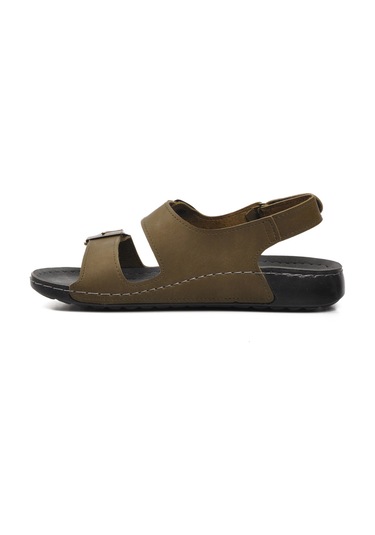 Yeşil Erkek Düz Sandalet 80-954 M Yeşil