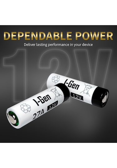 I-Gen 27A Pil 10'lu Paket 12V MN27 PİL (27A / A27 / L828)