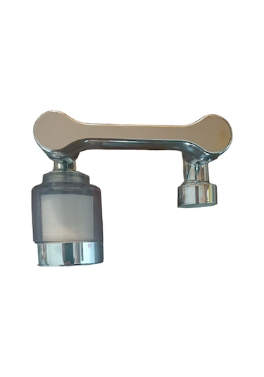 1080 Derece Dönebilen Plastik Filtreli Musluk Ucu Krom Renk