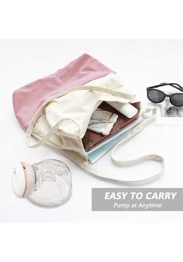 Moveevo Youha Giyilebilir Göğüs Pompası Eller Serbest Elektrikli Tek Taşınabilir Giyilebilir Göğüs Kabı 8oz/ 240ml Bpa İçermez