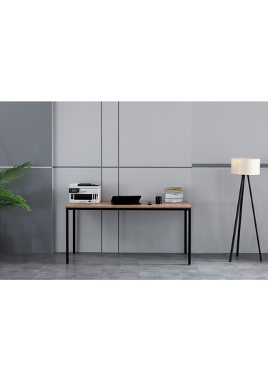 Arpelia Çalışma Masası 160x80x75 Cm Siyah Atlantik Çam Siyah - Atlantik Çam