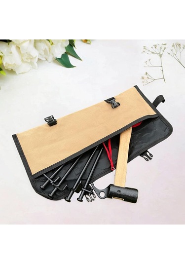 Suntek Çadır Kazıkları Saklama Çantası Zemin Çivisi Sırt Haki