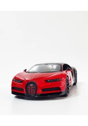 Bugatti Chiron 1:24 Model Maket Araba Kırmızı