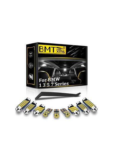 Bmw 1 3 5 7 Serisi E87 E81 F20 E36 E46 E90 E91 E92 E93 F30 E39 E60 Için Bmtxms White E91 Touring - 13pcs 1 Piece Set