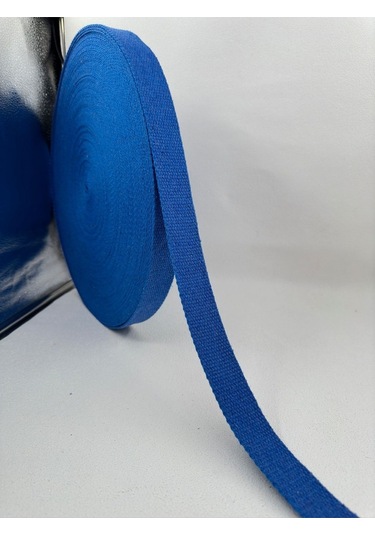 Paşateks 3 Cm Pamuk Kolon Şerit-5 Metre-koyu Mavi