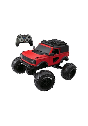 1:8 Ölçek Işıklı Sesli Şarjlı 4x4 Oyuncak Canavar Off-road Aracı Çok Renkli