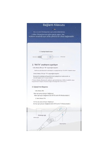 Essager Transmitter Bluetooth 5.1 Adaptör Araba Müzik Kulaklık