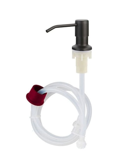 Siyah Tezgah Üstü Ev Paslanmaz Çelik Su Pompası Deterjan Sabunluk Losyon Dispenseri Mutfak Lavabo Monte Bulaşık Deterjanı