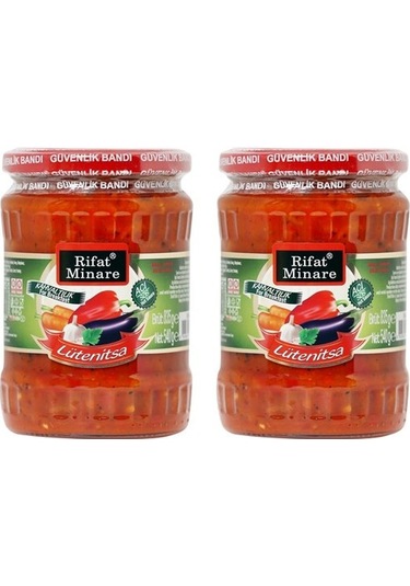 Rıfat Minare Lütenitsa Acı Sos Cam 2 x 580 G