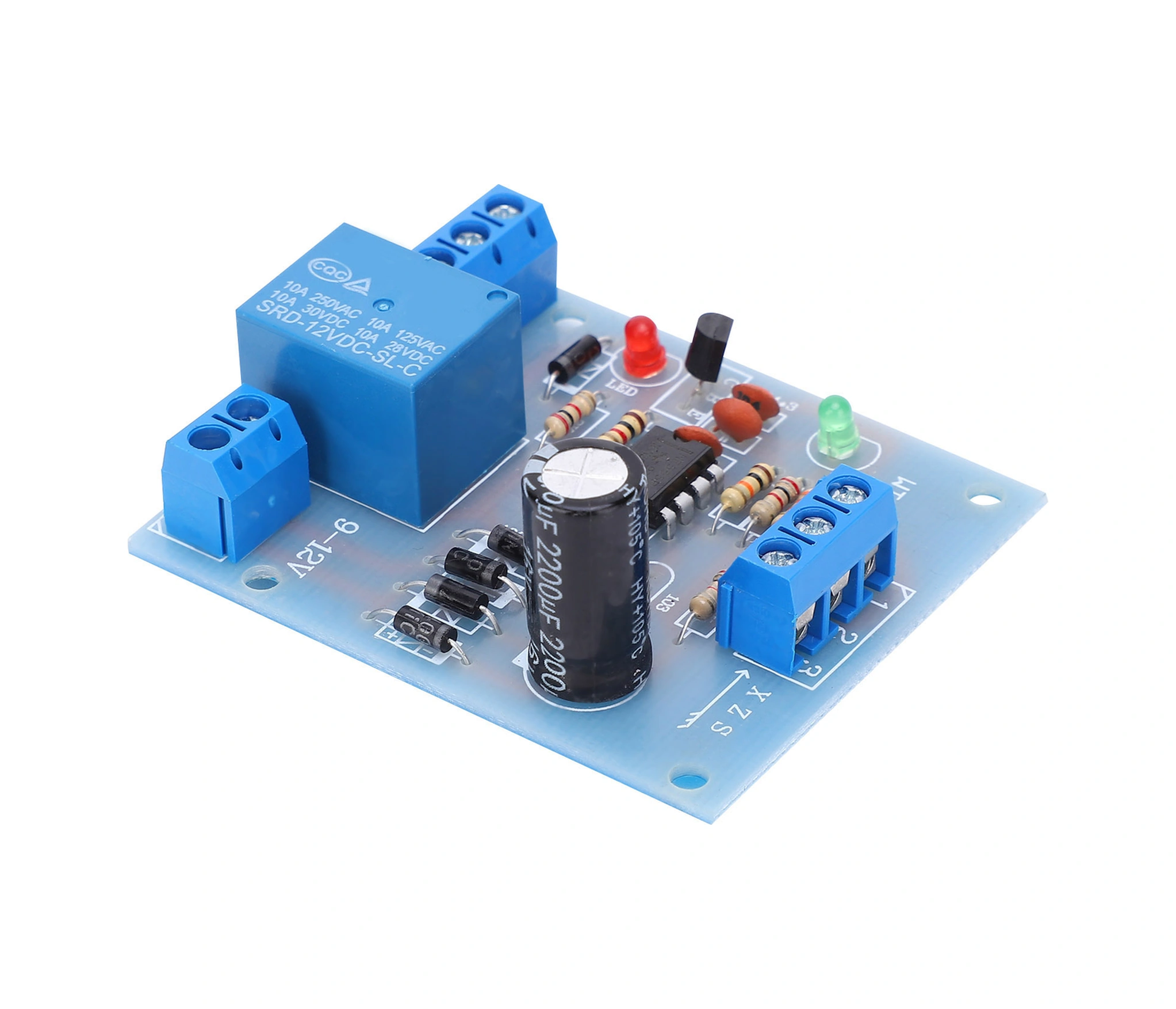 Yuntech01 12vdc Su Seviyesi Kontrolcü Modülü - Otomatik Pompa Dolum Ve Boşaltma, Yüksek Akım Röle, Pcb Tabanlı, Kararlı Performans