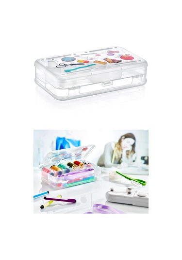 Çift Taraflı Bölmeli Hobi  Dikiş Kutusu Ardunio Malzeme Kutusu