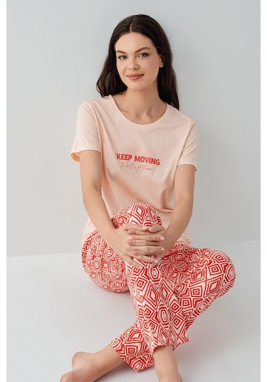 Arnetta Kadın Pembe Pijama Takım Pembe