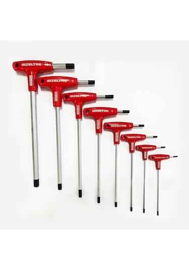 İzeltaş 4920 T Tipi Allen Anahtar Takımı 8 Parça  - 4920008108