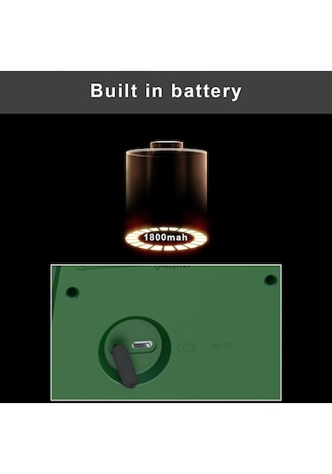 Uu0383 Ultra-sonik Hayvan Kovucu Açık Havada Hareket Sensörlü Yeşil