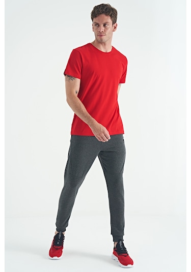 Air Jones Tommy Life Calvin Kırmızı Basic Erkek T-shirt - 88245 Kirmizi