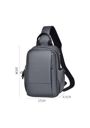 Sones Oumantu 908 Çok İşlevli Su Geçirmez İş Göğüs Çantası Büyük Kapasiteli Omuz Çantası Yeşil