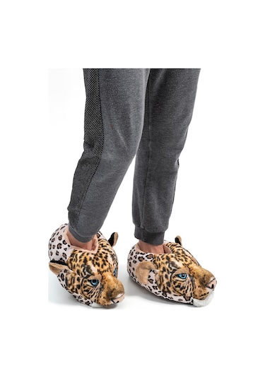 Kaplan Erkek Hayvanlı Panduf Leopar 40/45 Leopar