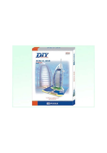 3D Puzzle 3 Boyutlu Maket Burç El Arap Dubai Yedi Yıldızlı Yelken