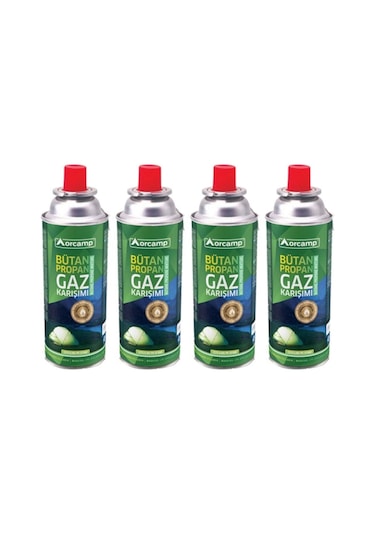 Orgaz Kamp Kartuş Tüp 227 Gr Orcamp 4lü Paket - Kts227 Çok Renkli