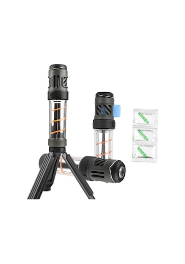 Maoyaya Led Sivrisinek Kovucu Kamp Işık Dış Aydınlatma El Feneri Çok Fonksiyonlu Kamp Işık Tripod Kamp Işıkları Siyah Siyah