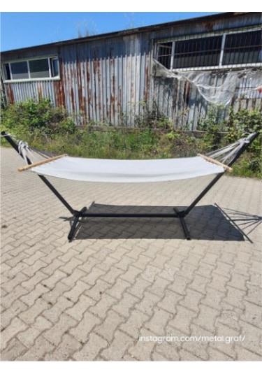 Metal Hamak Ayağı Hamak Standı Hamak Askısı Siyah