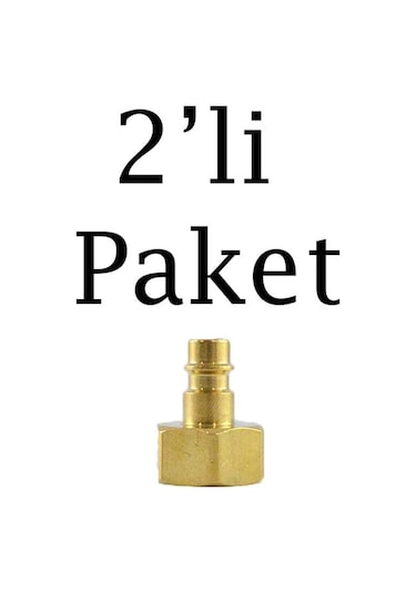 Brio Hava Hortum Dişi Uç 1/2 2'li Paket