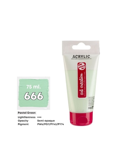 Talens Art Creation Akrilik Boya 75 ML Pastel Green 666