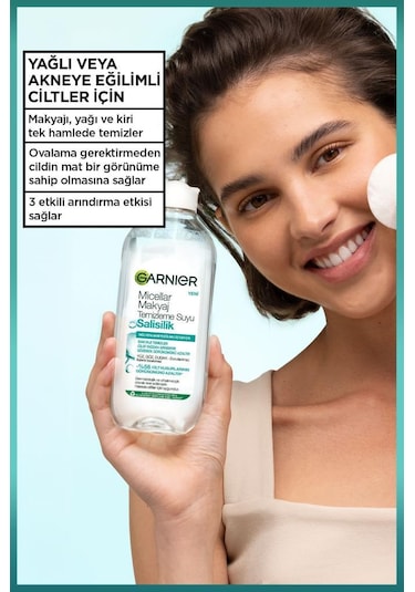 Salisilik Micellar Makyaj Temizleme Suyu 400ml 3600542661706-11186