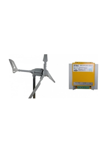 I-1000 Watt 24 V Rüzgar Türbini + Hibrit Şarj Kontrol Cihazı