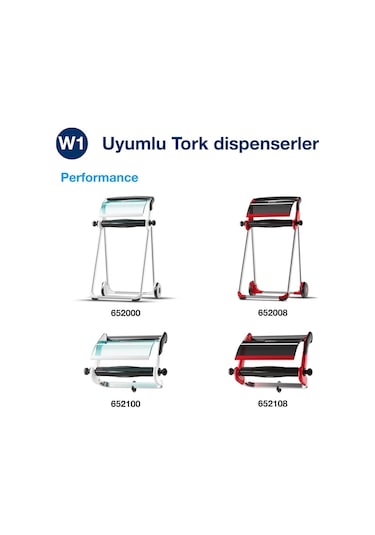 Tork 530137 Ağır Kir Temizlik Bezi Tek Katlı 1 Rulo X 280 Yaprak