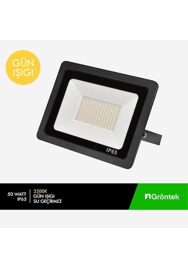 50 Watt Gün Işığı Led Projektör / 4500 Lm 50 W Gün Işığı
