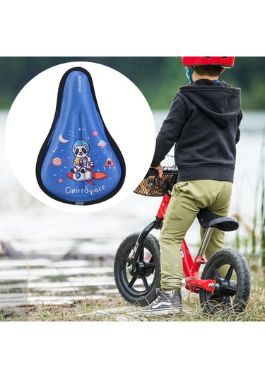 Suntek Çocuk Bisiklet Koltuk Minderi Kılıfı Erkek Kız Mavi