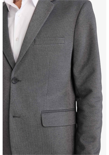 Defacto Slim Fit Blazer Ceket F7690ax26spar198 Antrasit-ar198