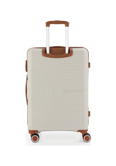 Mçs Polipropilen 3lü Valiz Seti Orta & Kabin & Makyaj V374 S24sy1000080-set 11139 Kemik/kahverengi Kemik - Kahverengi