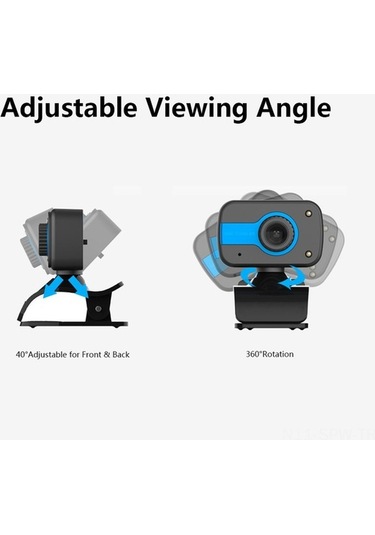 Besthome1 V5 Usb 2.0 Kamera, 640x480, 30fps, Otomatik Odak, İç Mikrofon, Siyah Abs, Bilgisayar İçin
